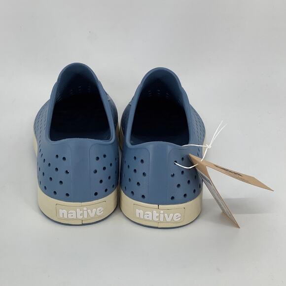 Native Shoes Mens 8 Oasis Blue Jefferson Slip On Sneaker Perforated P2-62 - Picture 4 of 10